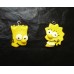 Náušnice FIMO Lisa a Bart Simpsonovi