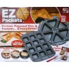 Pečící teflonová forma EZ Pockets, 4 dílný set na pečení kapes a koláčů, pánev pekáč