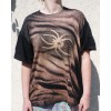 Malované tričko ornament pavouk velikost XXL