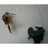 Solární létající kolibřík Solar Hummingbird modrý