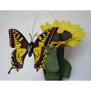 Solární létající motýl na slunečnici Solar Butterlfy Otakárek fenyklový